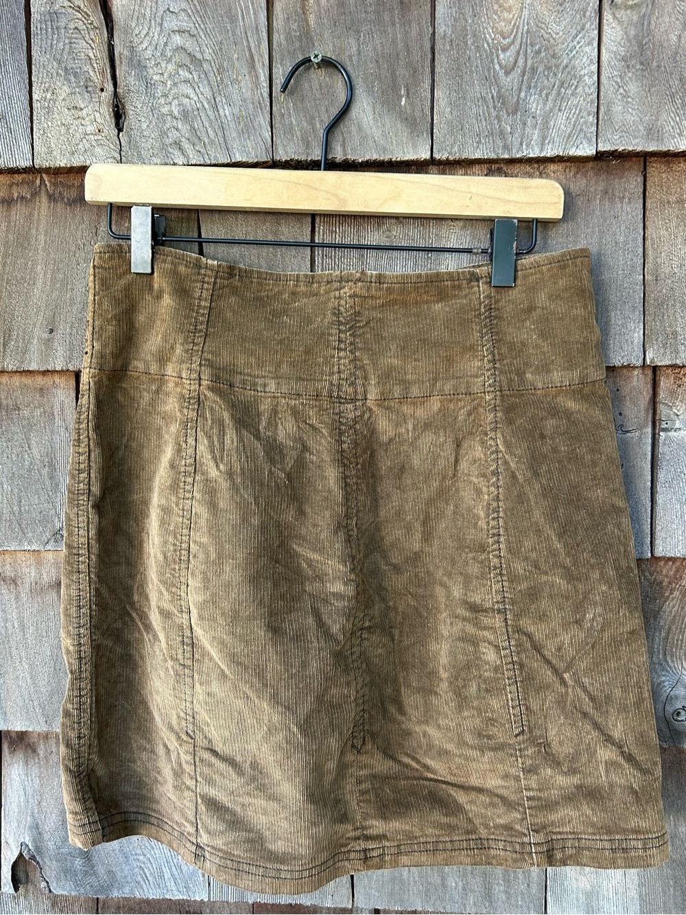 Free People Corduroy Mini Skirt with slit
